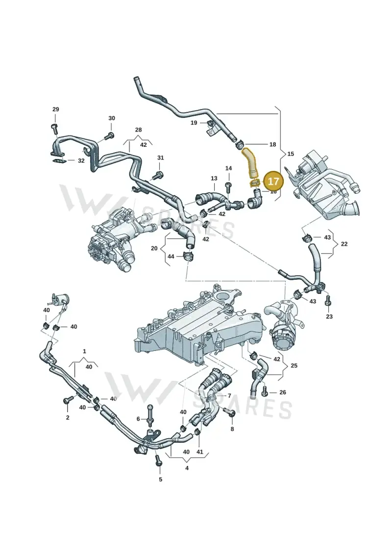 N10558701 — Audi A5 Limo 2.0 (2024-) diagram 05l121005, position 17
