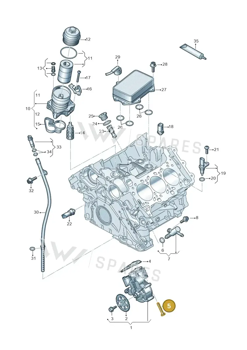 N10562602 — Audi A5 Limo 2.0 (2024-) diagram 849115200, position 5