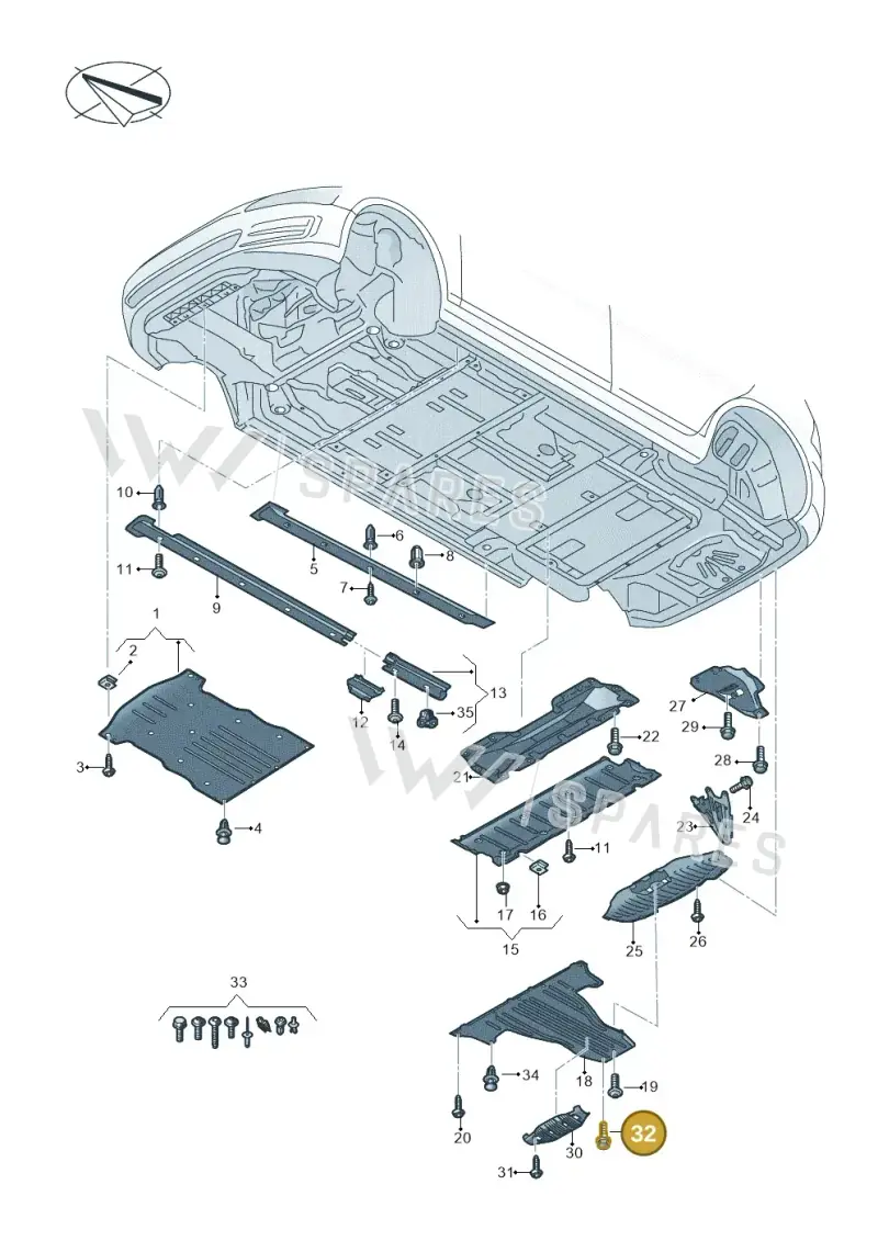 N10574702 — Audi Q4 Sportback (2021-2022) diagram 89a825000, position 32