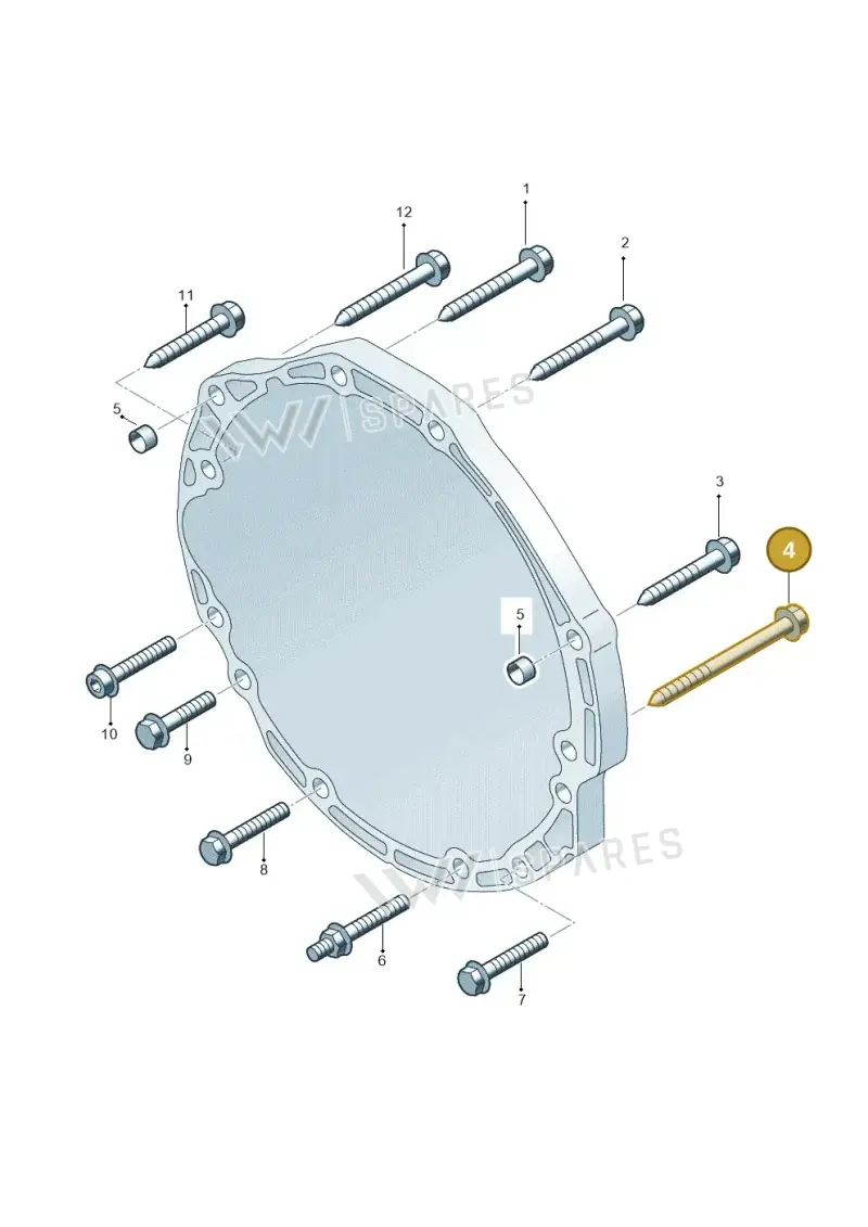 N10592302 — Audi Q7 qu. 3.0 TDI (2009-2015) diagram 493300810, position 4