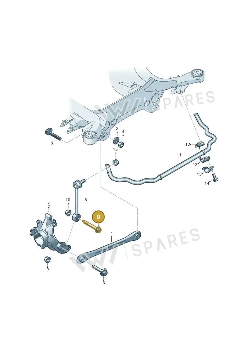 N10592402 — Audi Q7 qu. 3.0 TDI (2009-2015) diagram 274501200, position 9