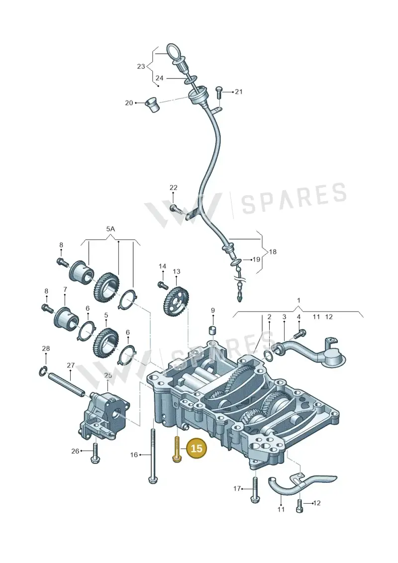 N10601402 — Audi A4 Av. Allroad (2008-2016) diagram 460115250, position 15