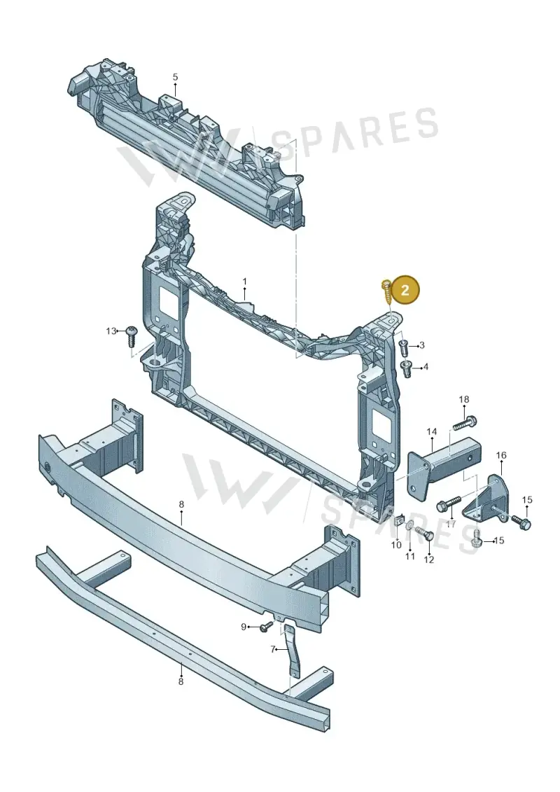 N10604403 — Audi Q8 e-tron (2018-2020) diagram 586805000, position 2