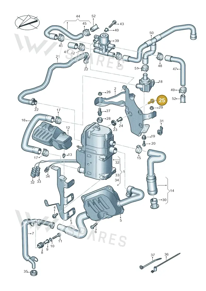 N10607601 — Audi RS6 Avant (2019-) diagram 538261000, position 25