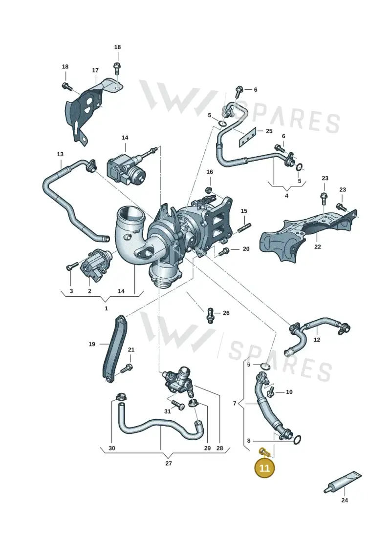 N10610902 — Audi A7 Sportback (2018-) diagram 429145251, position 11