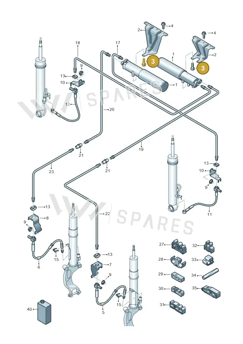 N10610902 — Audi RS4 Avant (2017-) diagram 847616300, position 3