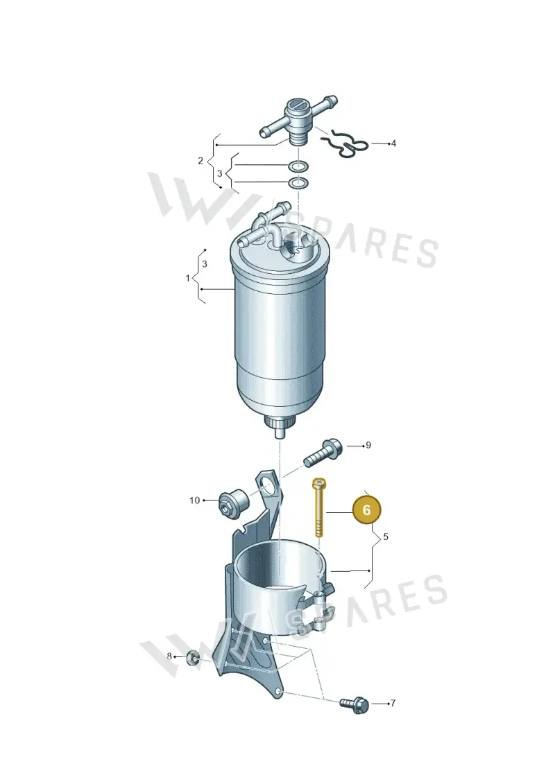 N10613701 — Audi A4/S4/Av./qu.     05> (2005-) diagram 249127400, position 6