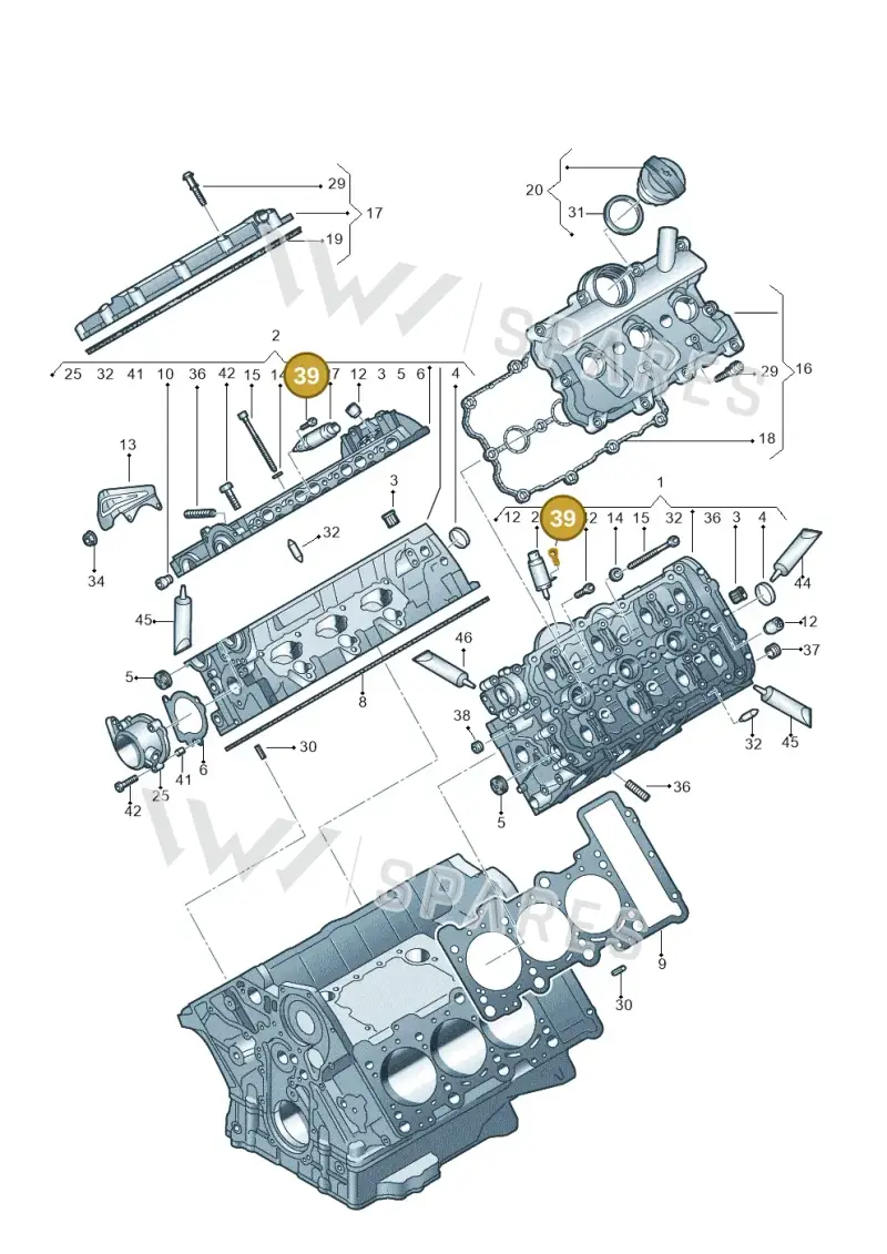 N10622503 — Audi Q5 qu. 2.0 TDI (2008-2012) diagram 448103510, position 39