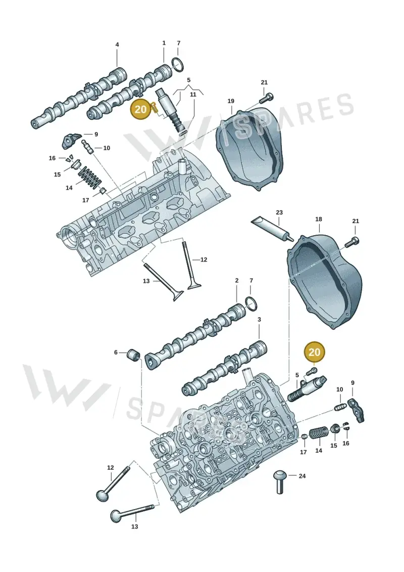 N10622503 — Audi Q7 qu. 3.0 TDI (2009-2015) diagram 648109101, position 20