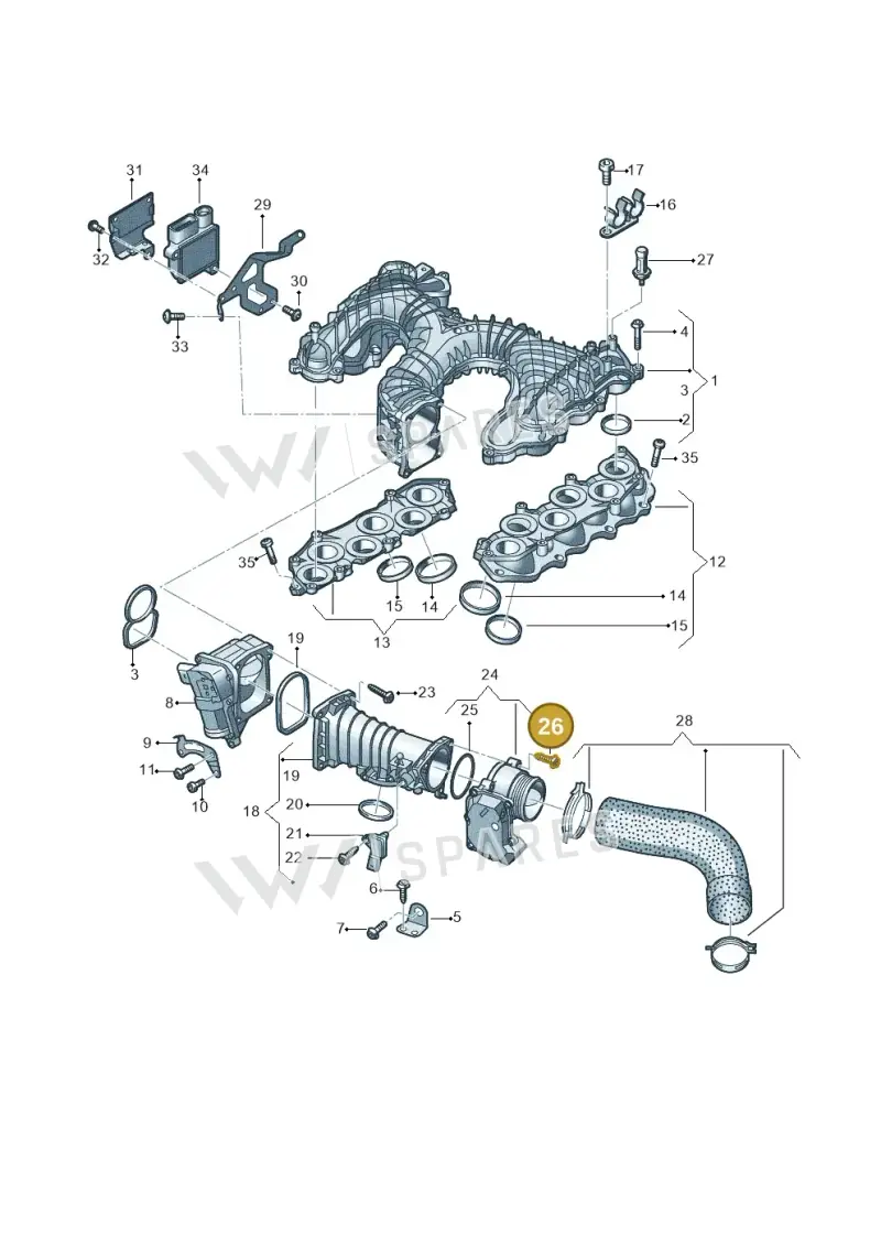 N10626102 — Audi Q8 Quattro 3,0 (2018-) diagram 838129650, position 26