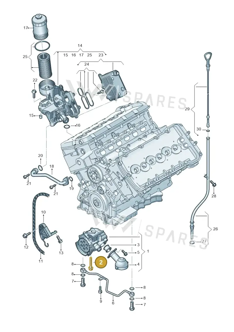 N10628001 — Audi A8/S8/qu. lang    08> (2007-) diagram 291115400, position 2