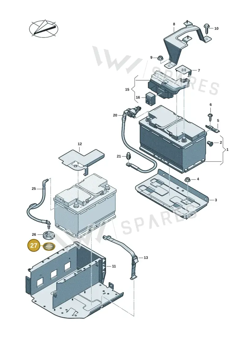 N10628101 — Audi A5 Avant 2.0 (2024-) diagram 8wk915000, position 27