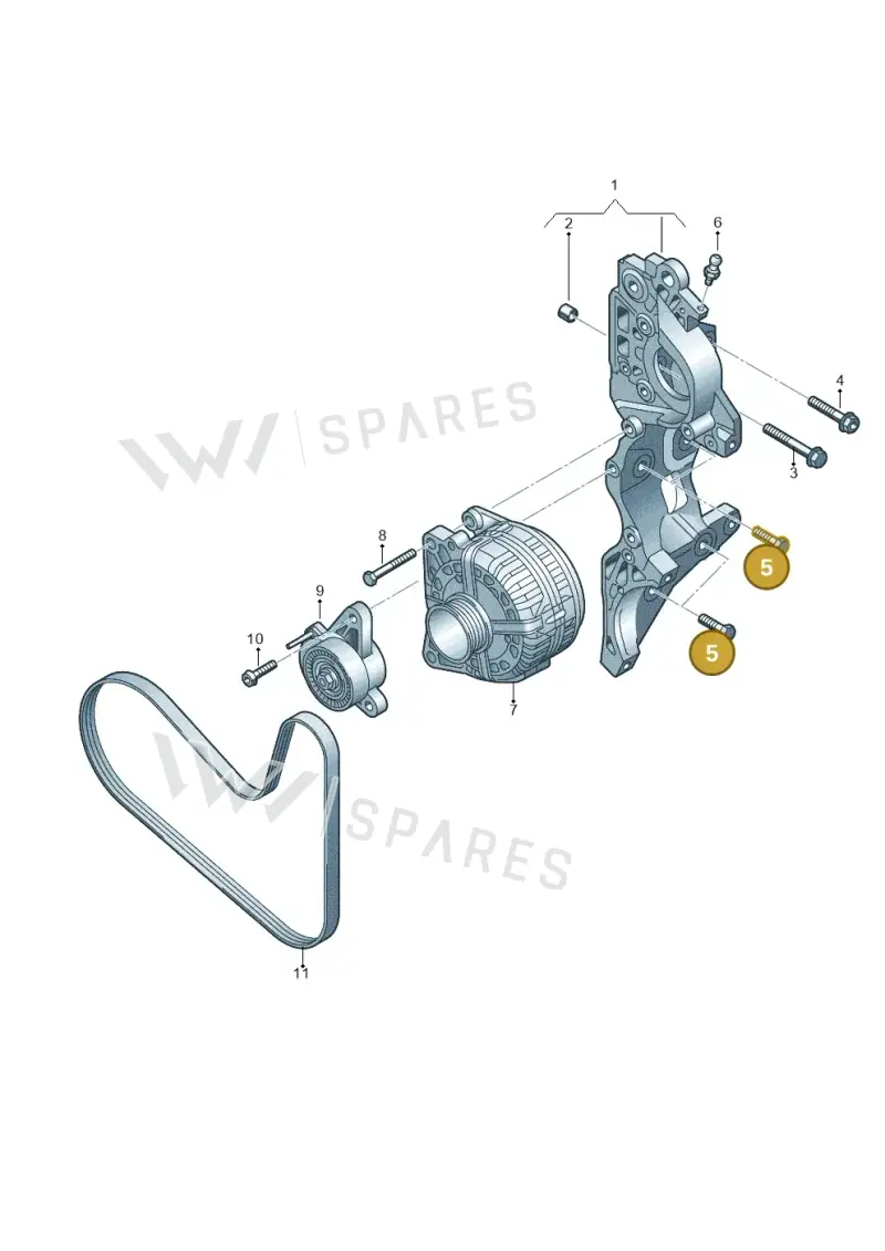 N10629601 — Audi A6 2.0 (2018-) diagram 745903450, position 5