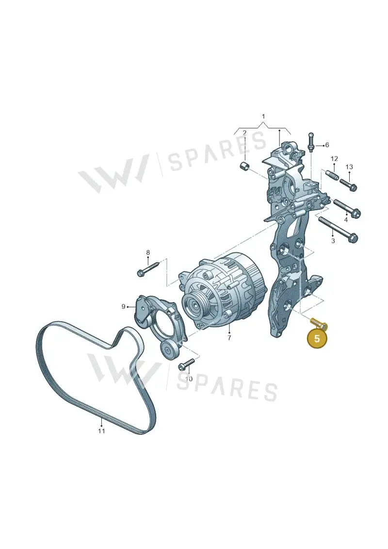 N10629601 — Audi A5 Limo 2.0 (2024-) diagram 430903225, position 5