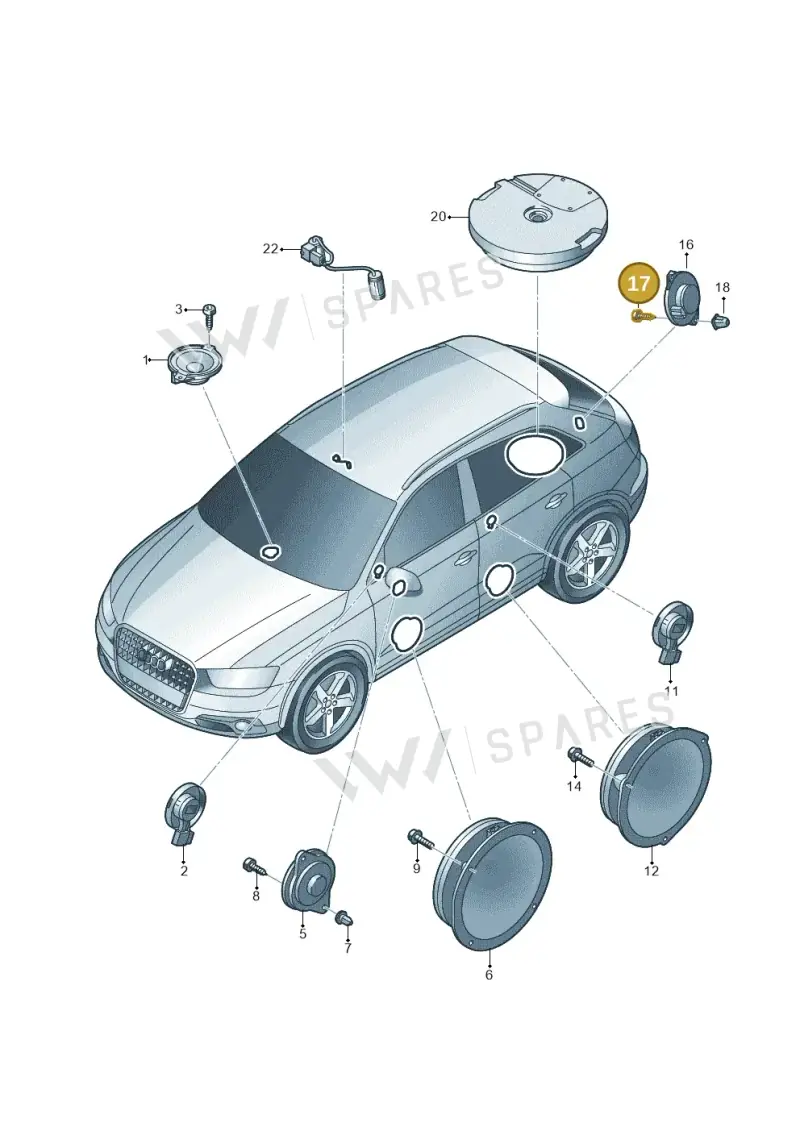 N10632702 — Audi Q3 1.4 (2016-) diagram 728035350, position 17