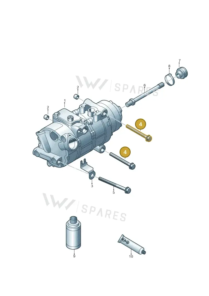 N10636501 — Audi RS6 Avant (2013-2018) diagram 758260100, position 4