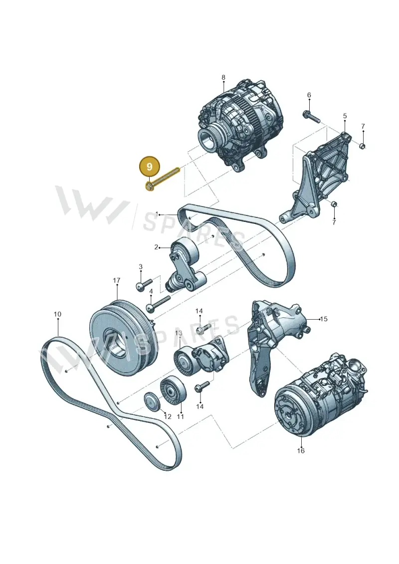 N10636501 — Audi Q8 Quattro 3,0 (2018-) diagram 819903100, position 9