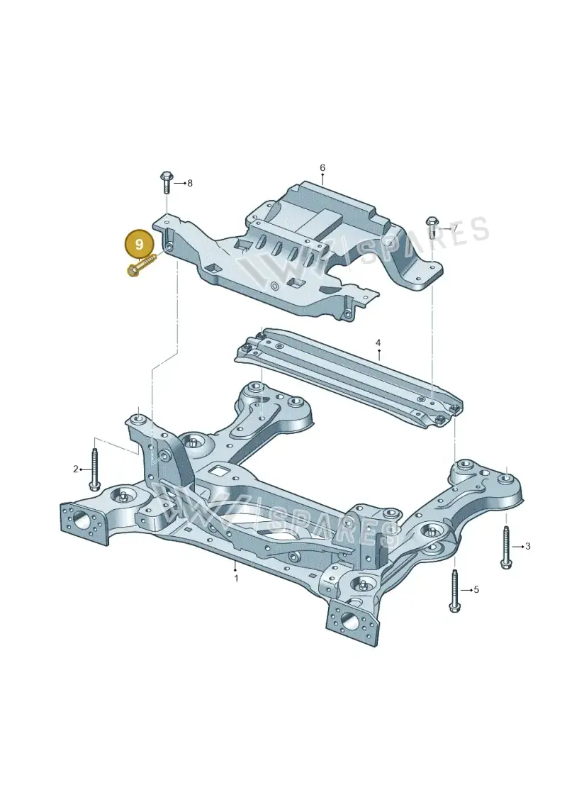 N10640501 — Audi Q4 Sportback (2021-2022) diagram 10a199000, position 9