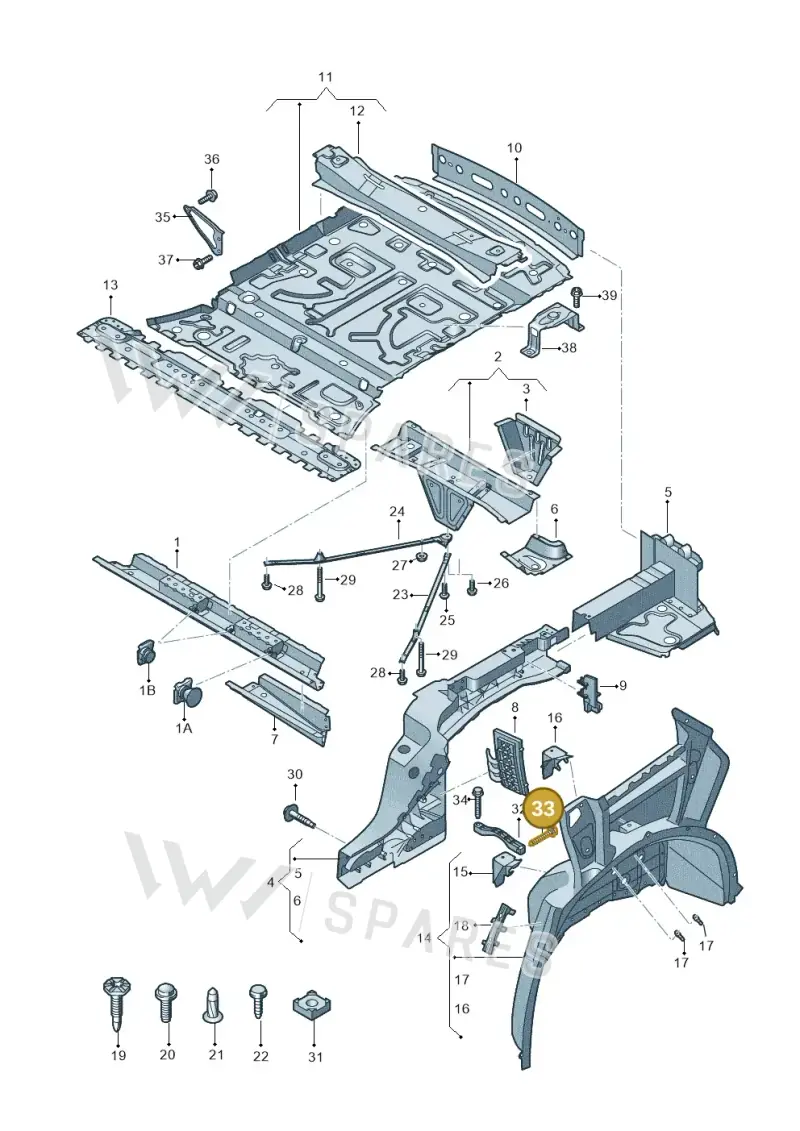 N10640801 — Audi Q7 qu. 3.0 TDI (2015-2019) diagram 859803000, position 33