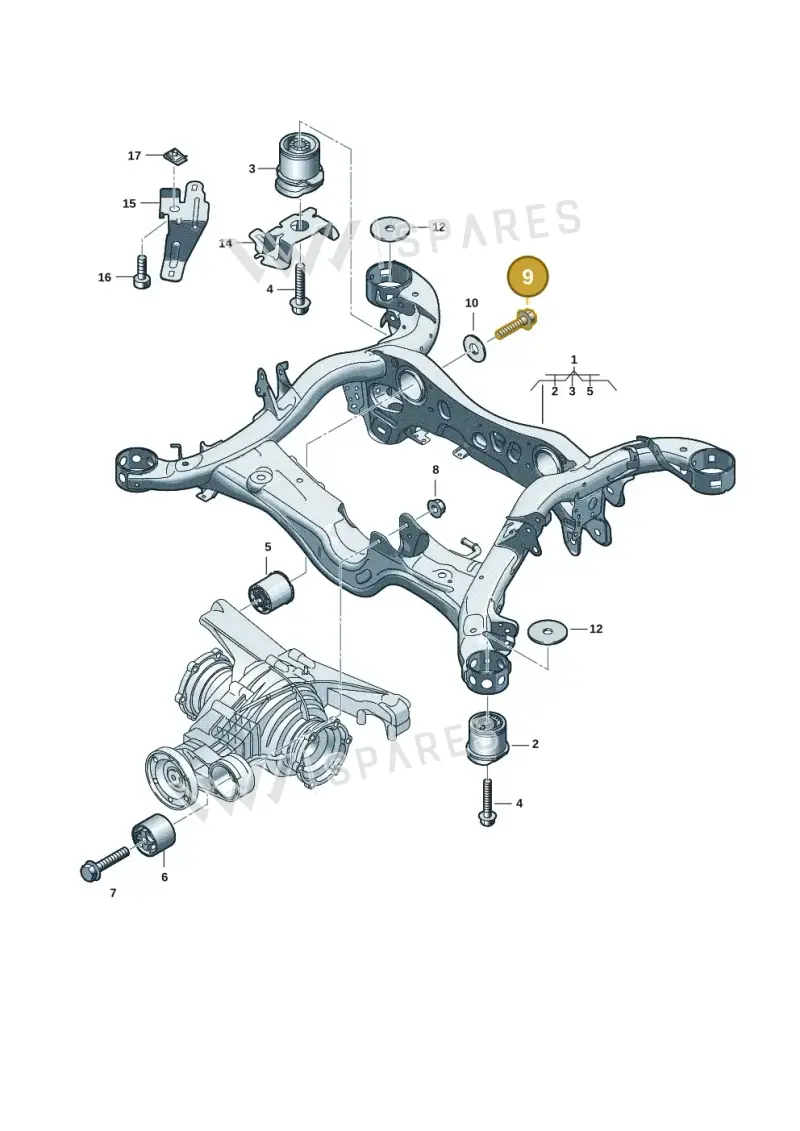 N10640901 — Audi A5 Limo 2.0 (2024-) diagram 8wk505100, position 9
