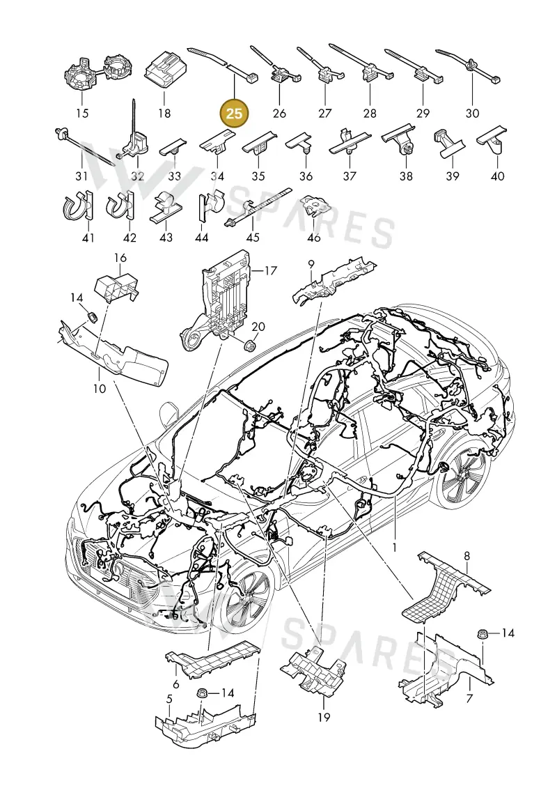 N10647801 — Audi Q6 e-tron (2023-) diagram f5s971800, position 25