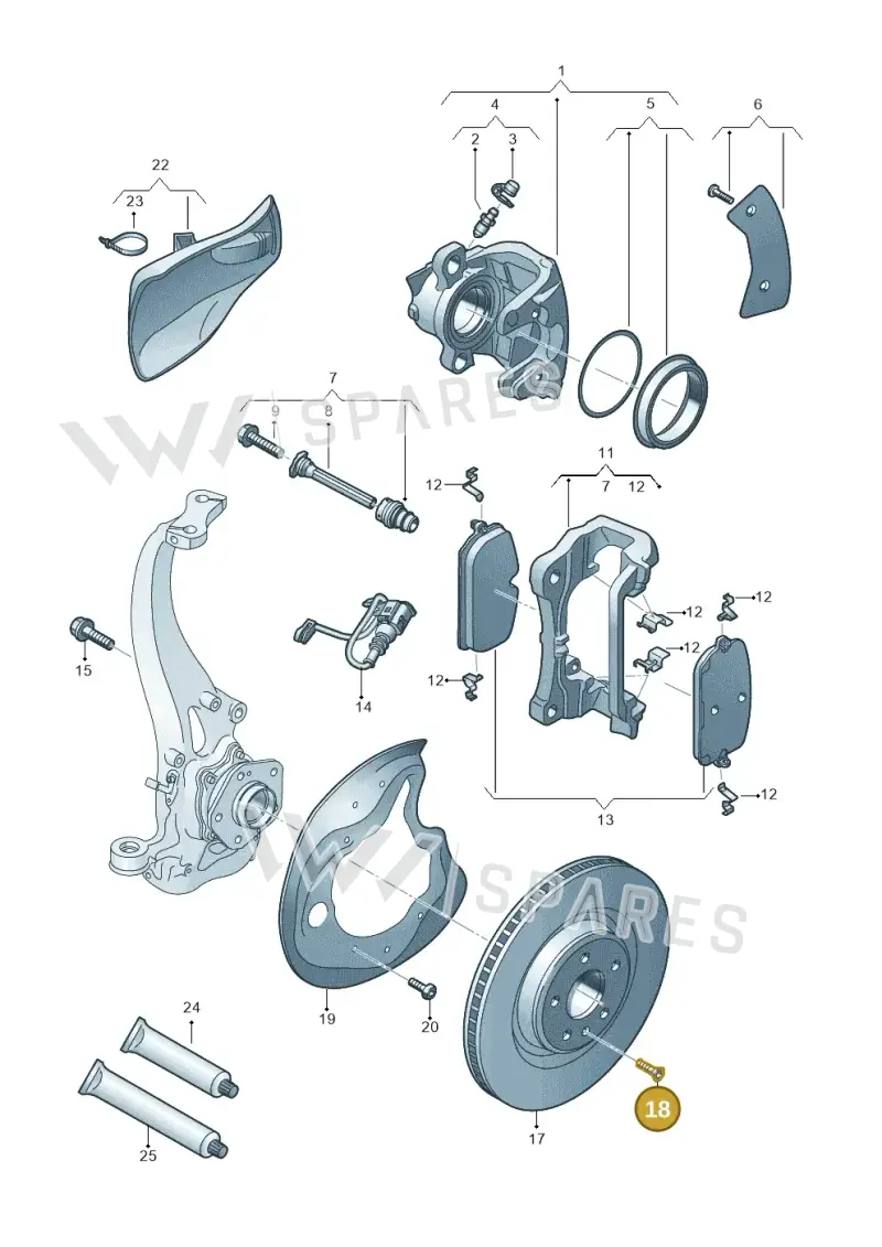 N10648301 — Audi A5 Limo 2.0 (2024-) diagram 8wy615030, position 18