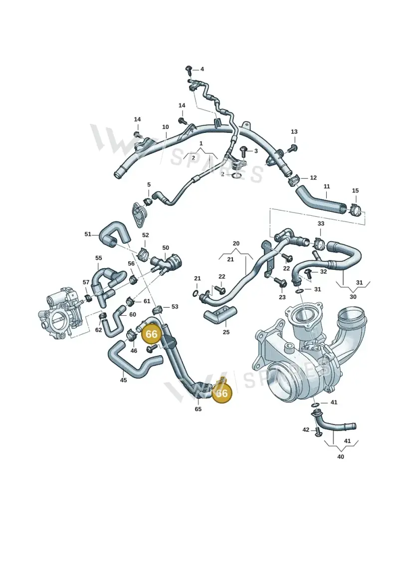 N10654902 — Audi A5 Limo 2.0 (2024-) diagram 06r121005, position 66