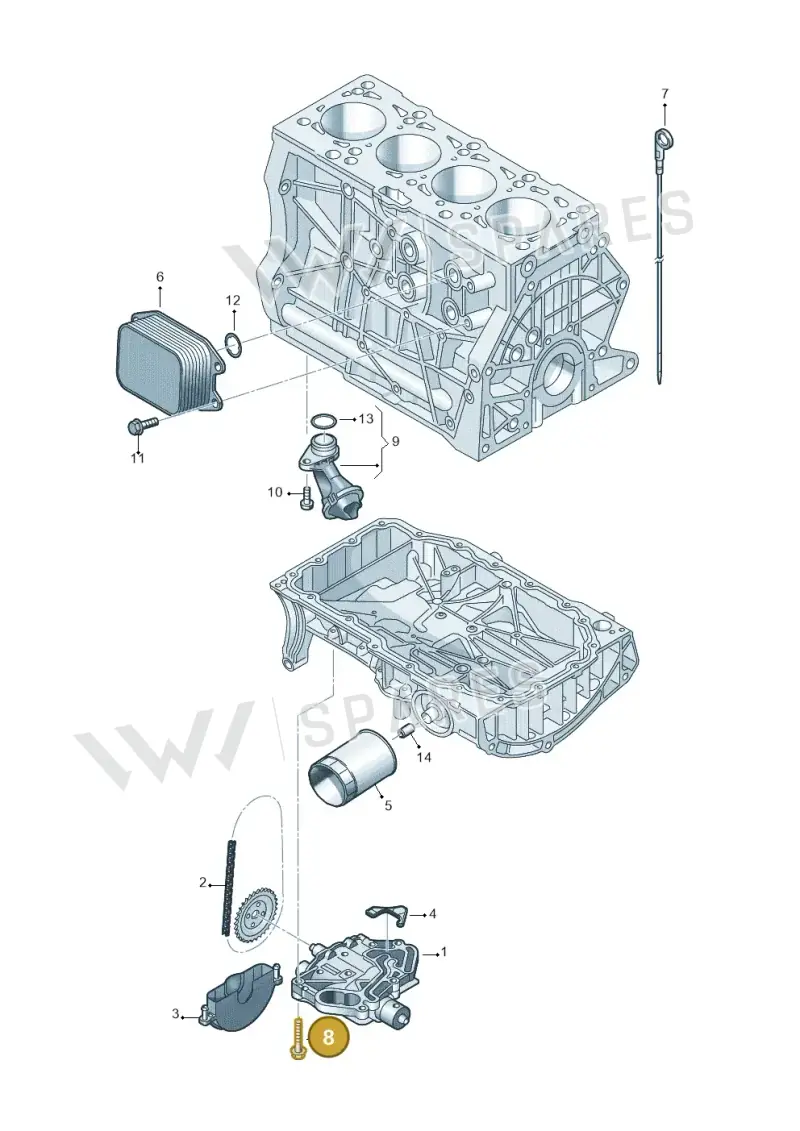 N10655402 — Audi A3 Sportback (2019-2021) diagram 746115030, position 8