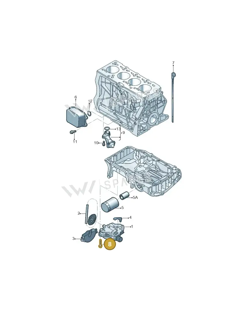 N10655402 — Audi Q3 1.4 (2016-) diagram 789115130, position 8