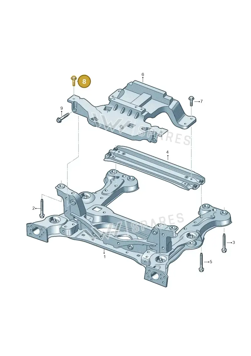 N10662001 — Audi Q4 Sportback (2021-2022) diagram 10a199000, position 8