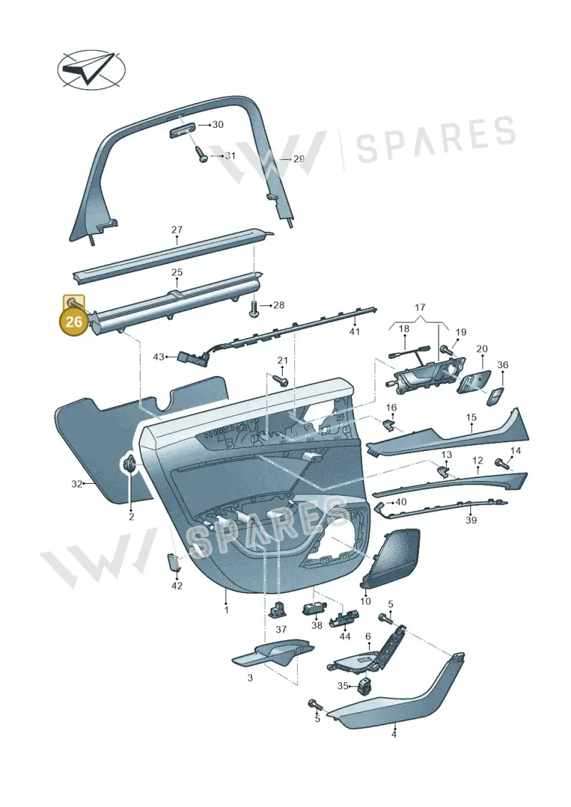 N10664301 — Audi RS6 Avant (2019-) diagram 430867400, position 26