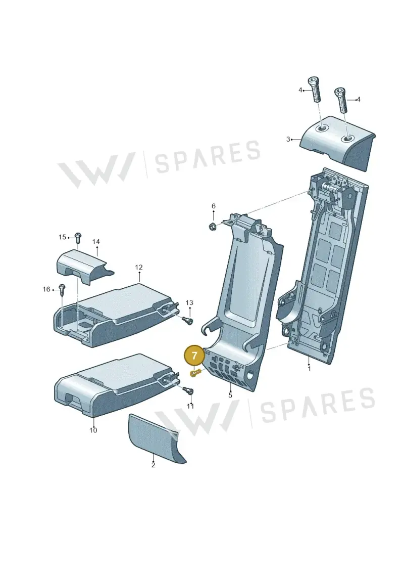 N10669502 — Audi A6 2.0 (2018-) diagram 435885750, position 7