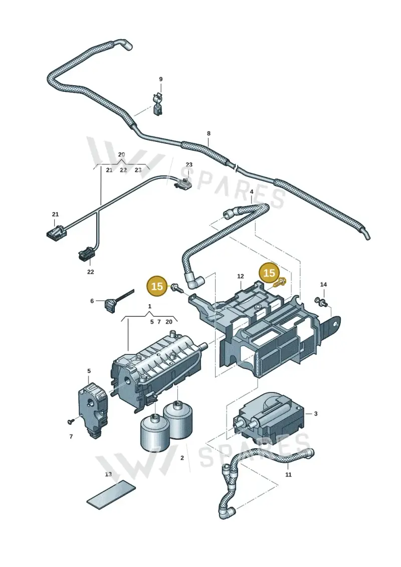 N10671702 — Audi RS Q8 Quattro (2019-) diagram 429819015, position 15