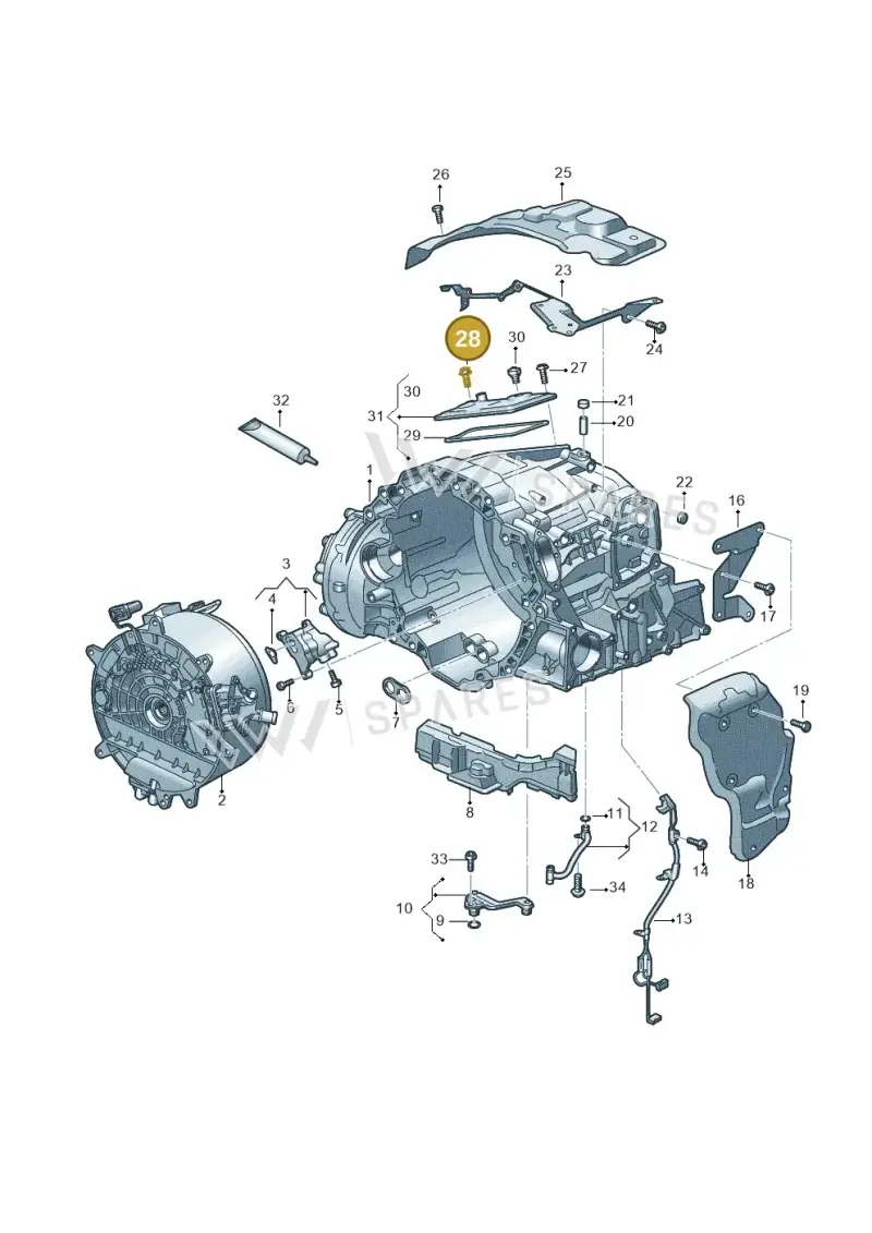 N10671702 — Audi A6 2.0 (2018-) diagram 896325620, position 28
