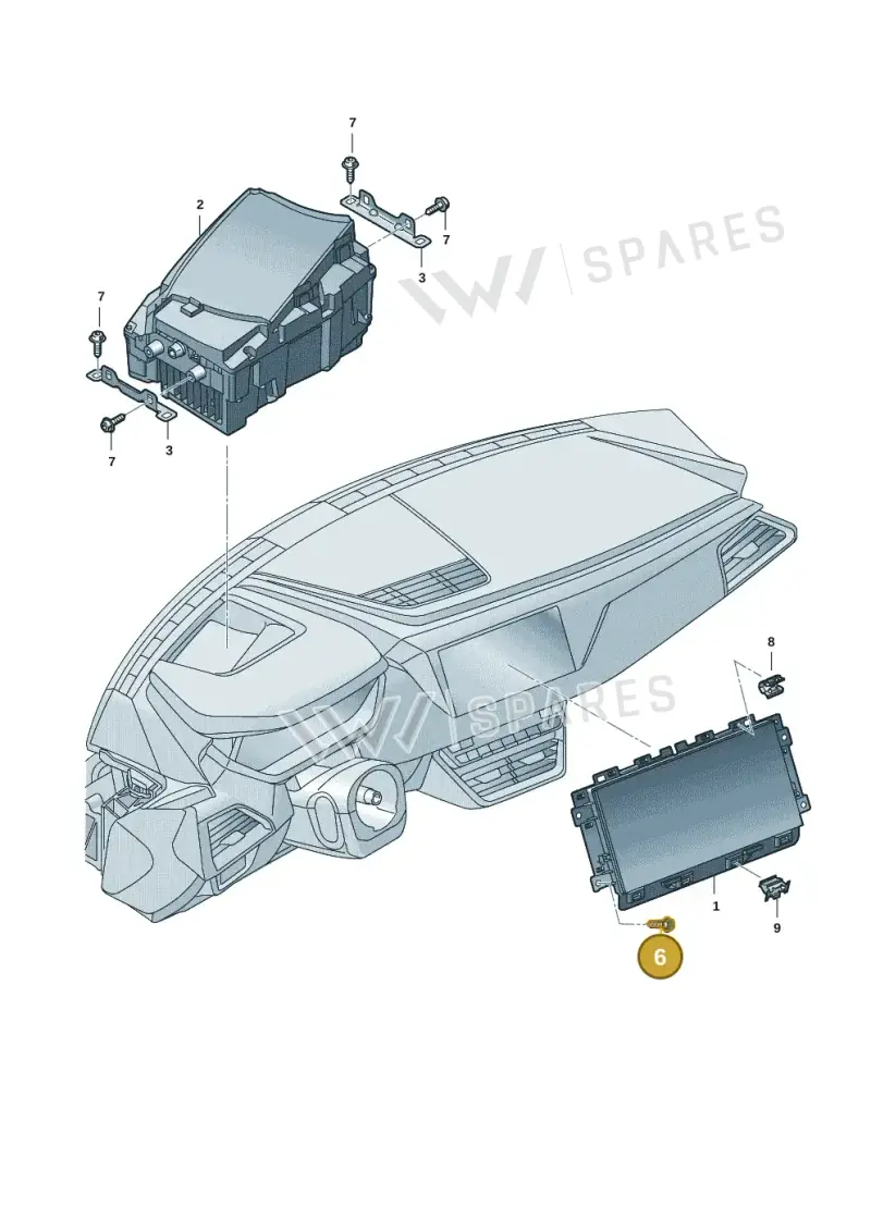 N10671702 — Audi RS e-tron GT (2020-2020) diagram 4j1919000, position 6