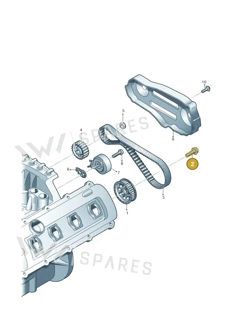 N10687501 — Audi A8L qu. 3.0 TDI (2013-2018) diagram 675109840, position 2
