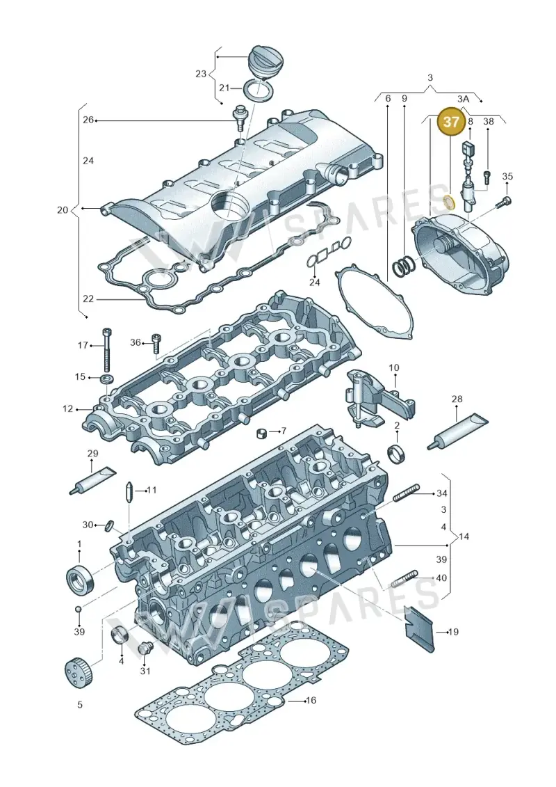 N10691601 — Audi A1 Sportback (2010-2015) diagram 412103450, position 37