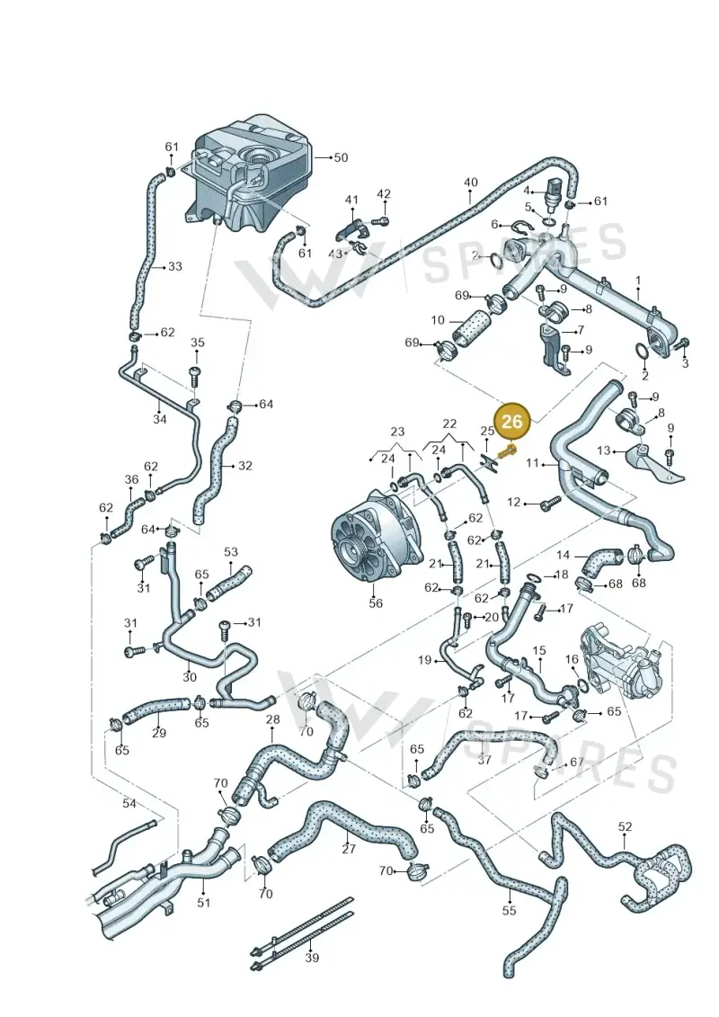 N10695301 — Audi R8 qu. 5.2 (2012-2015) diagram 752121330, position 26
