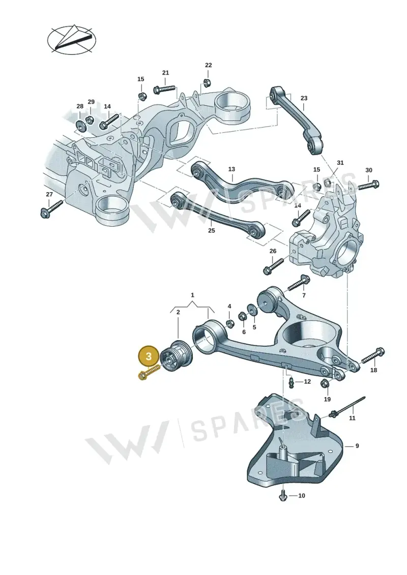 N10696901 — Audi RS e-tron GT (2020-2020) diagram 4j1505300, position 3