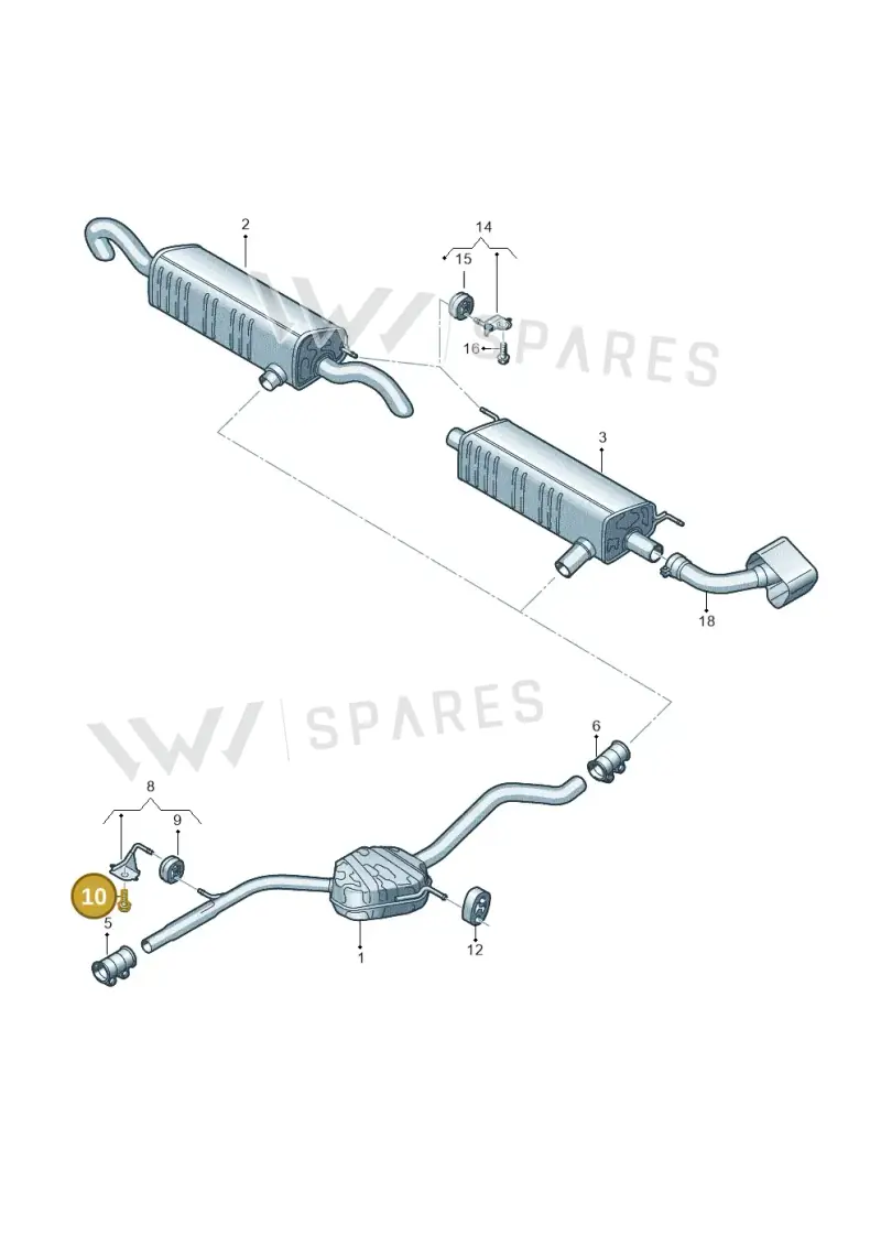 N10697801 — Audi Q8 Quattro 3,0 (2018-) diagram 429253850, position 10