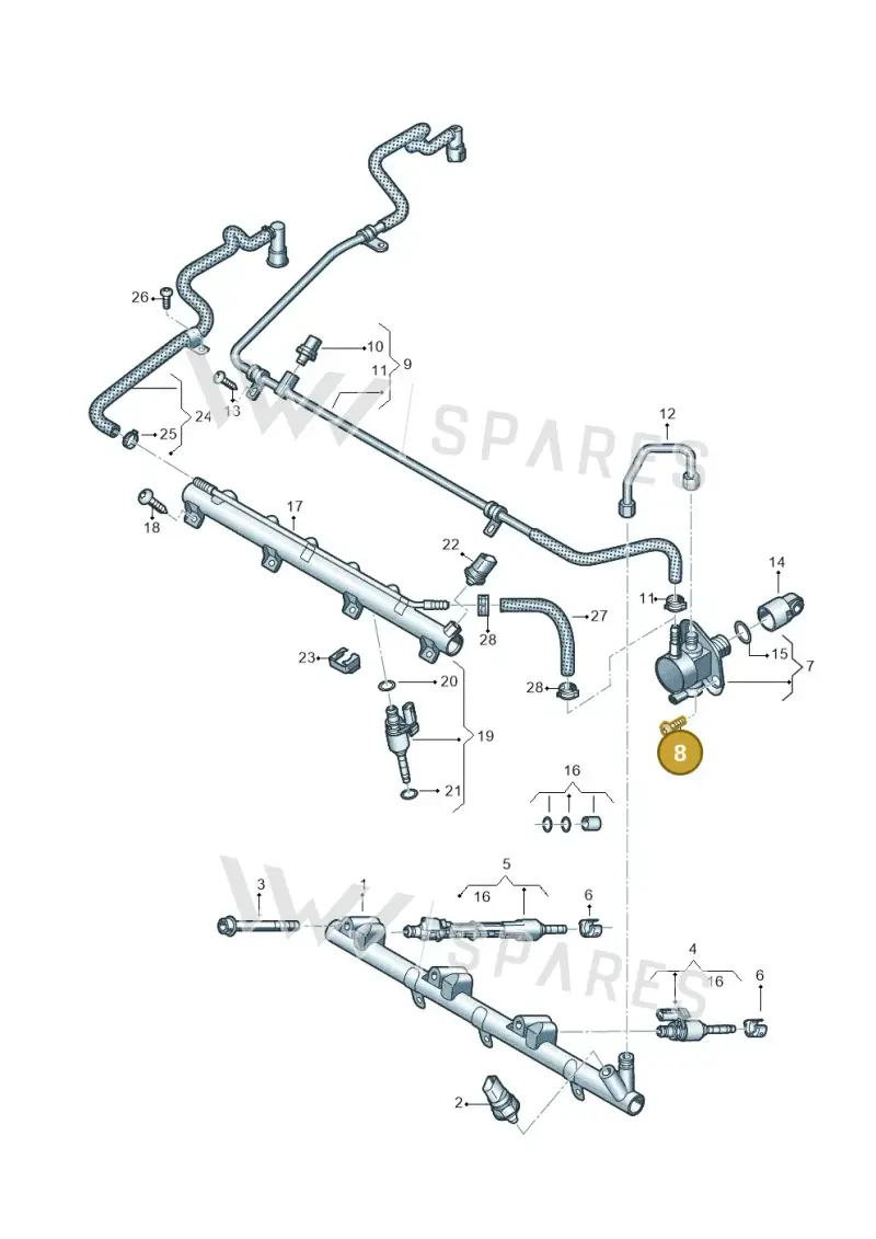 N10700203 — Audi Q6 (2022-) diagram 809133200, position 8
