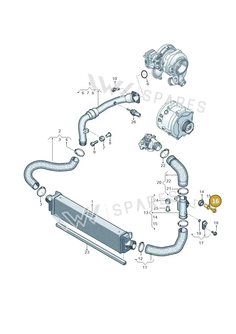 N10704501 — Audi A7 Sportback (2018-) diagram 435145650, position 16