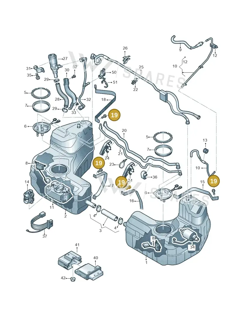 N10704601 — Audi R8 Spyder (2015-2024) diagram 872201150, position 19