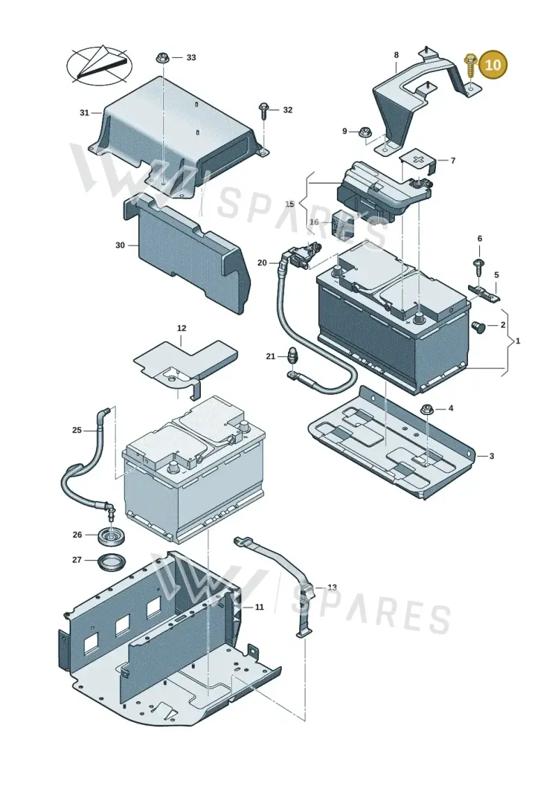 N10713502 — Audi A5 Limo 2.0 (2024-) diagram 8wh915000, position 10