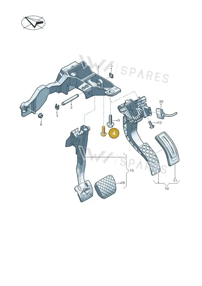 N10714801 — Audi A5 Limo 2.0 (2024-) diagram 8wh721500, position 4