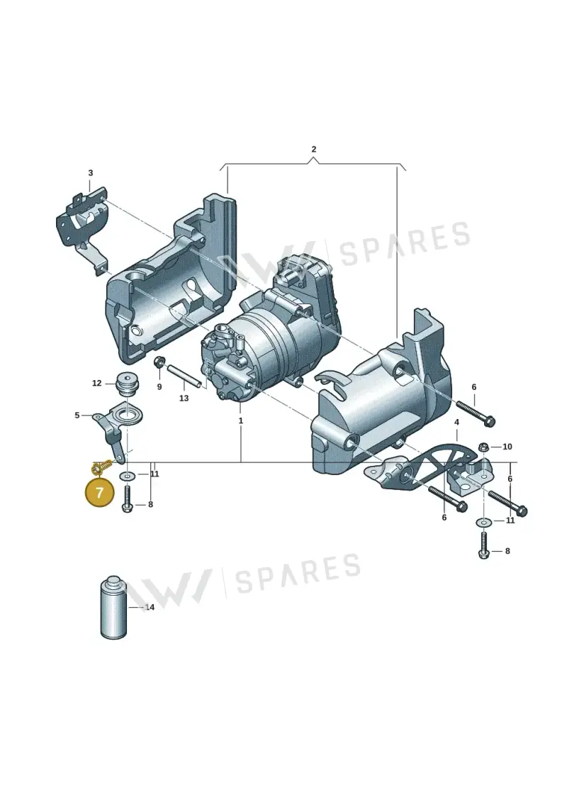 N10717001 — Audi RS e-tron GT (2020-2020) diagram 4j1260300, position 7