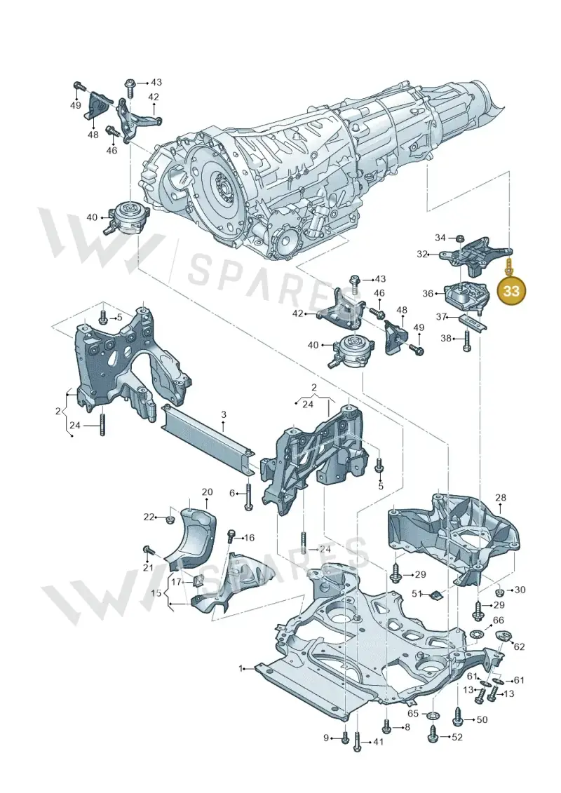 N10720402 — Audi RS6 Avant (2019-) diagram 537399000, position 33