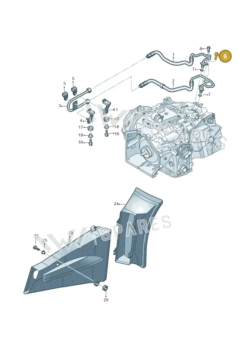 N10720901 — Audi R8 qu. 5.2 (2012-2015) diagram 752317510, position 6