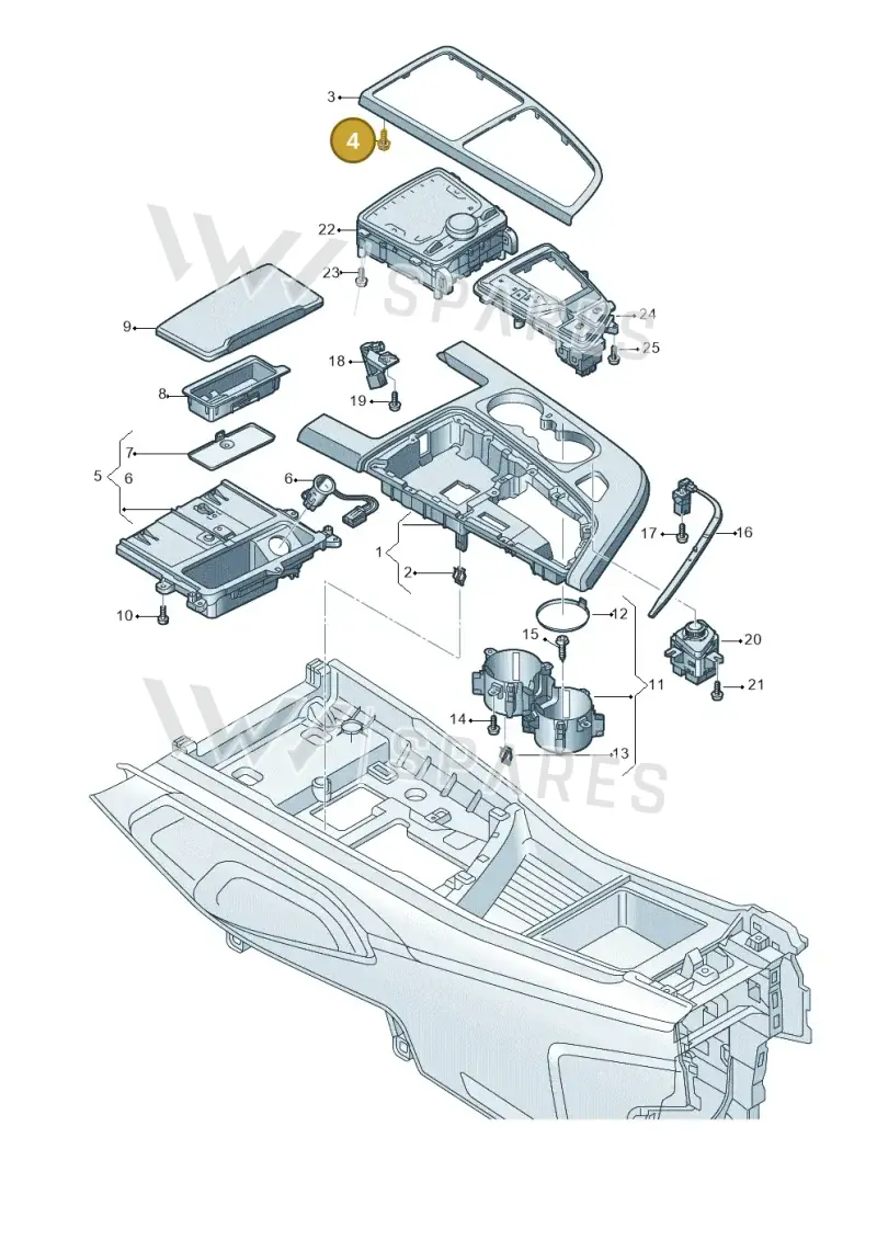 N10721301 — Audi Q7 qu. 3.0 TDI (2015-2019) diagram 859863520, position 4