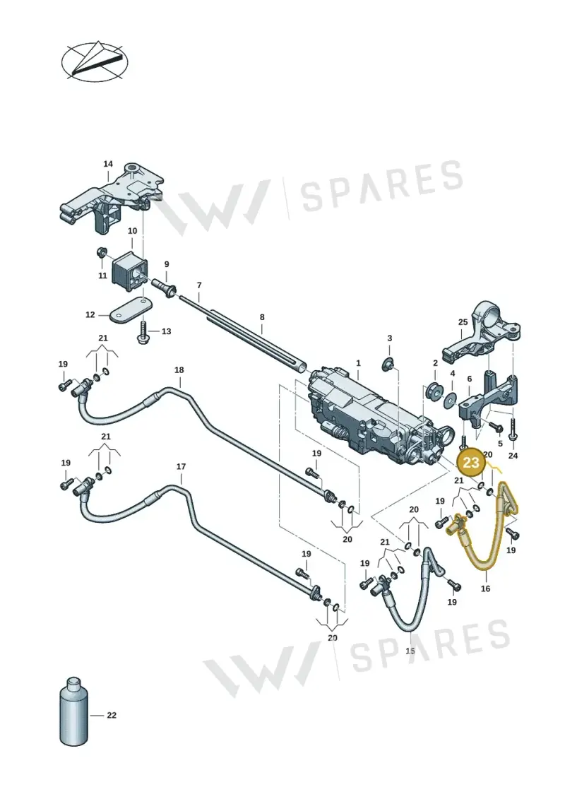 N10724701 — Audi RS e-tron GT (2020-2020) diagram 4j1411020, position 23